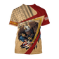 US Veteran - Eagle With American Flag Unisex Shirts