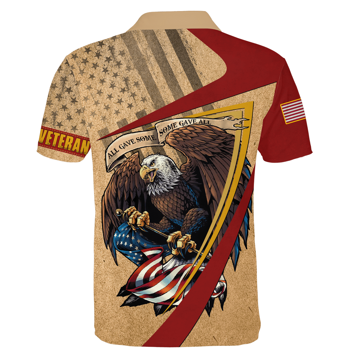 US Veteran - Eagle With American Flag Unisex Shirts