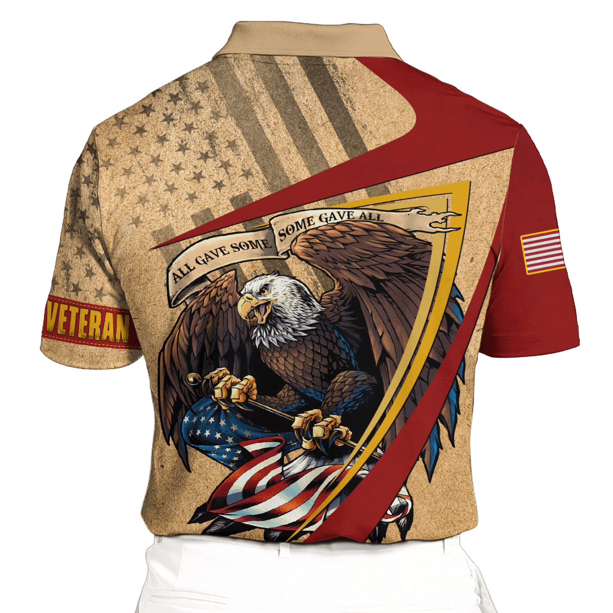 US Veteran - Eagle With American Flag Unisex Shirts