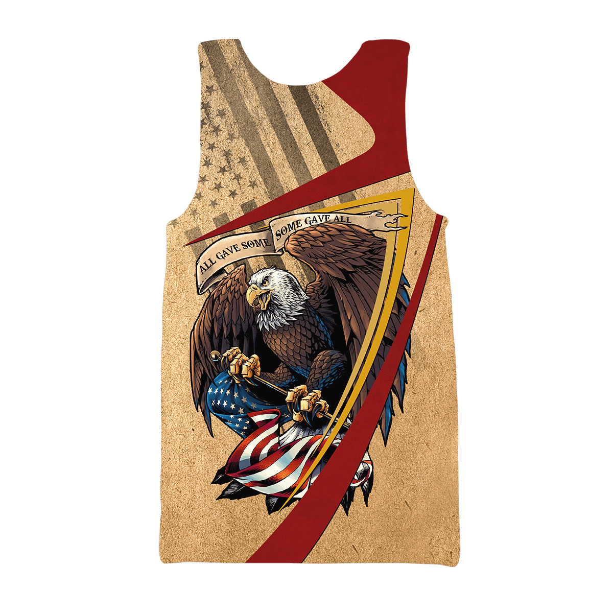 US Veteran - Eagle With American Flag Unisex Shirts