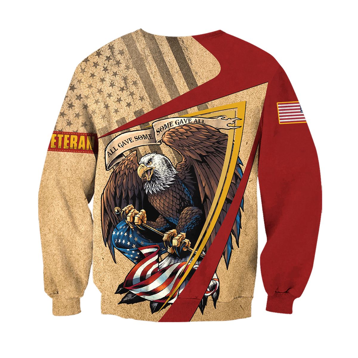 US Veteran - Eagle With American Flag Unisex Shirts