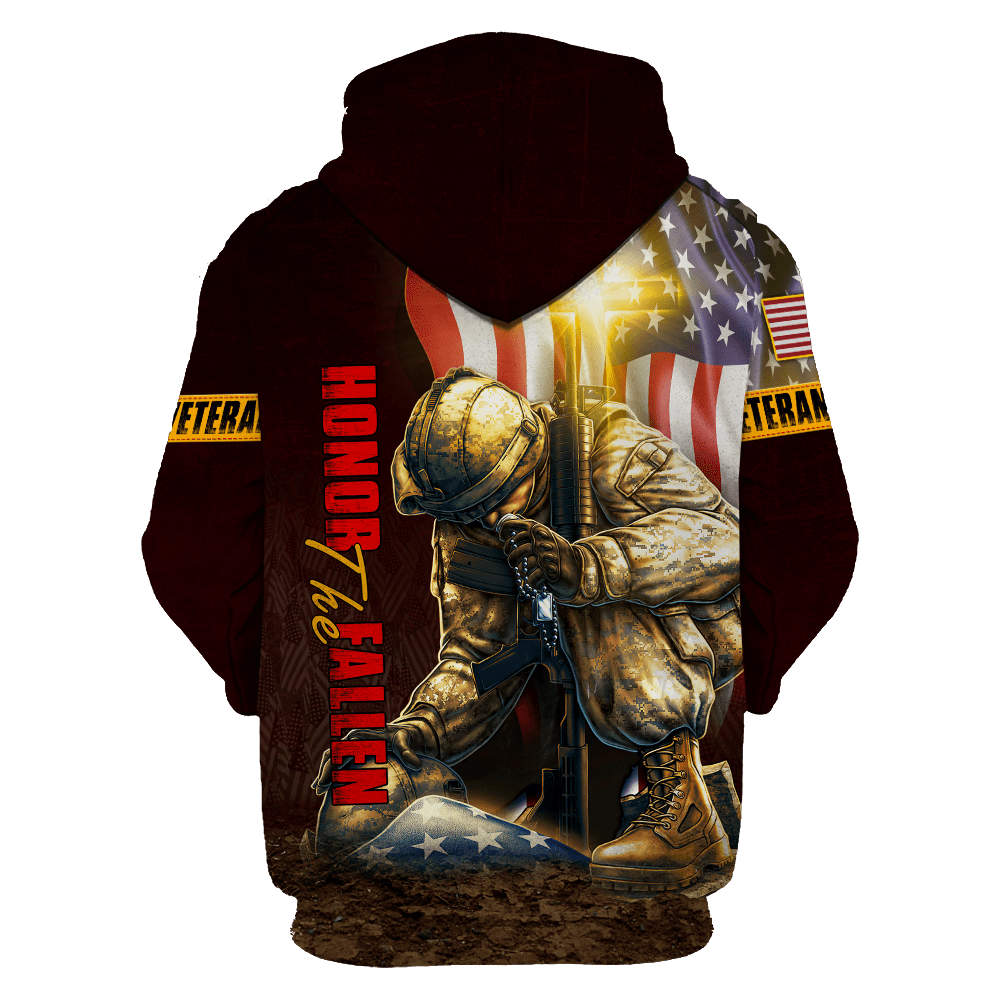 US Veteran - Eagle With American Flag Unisex Shirts