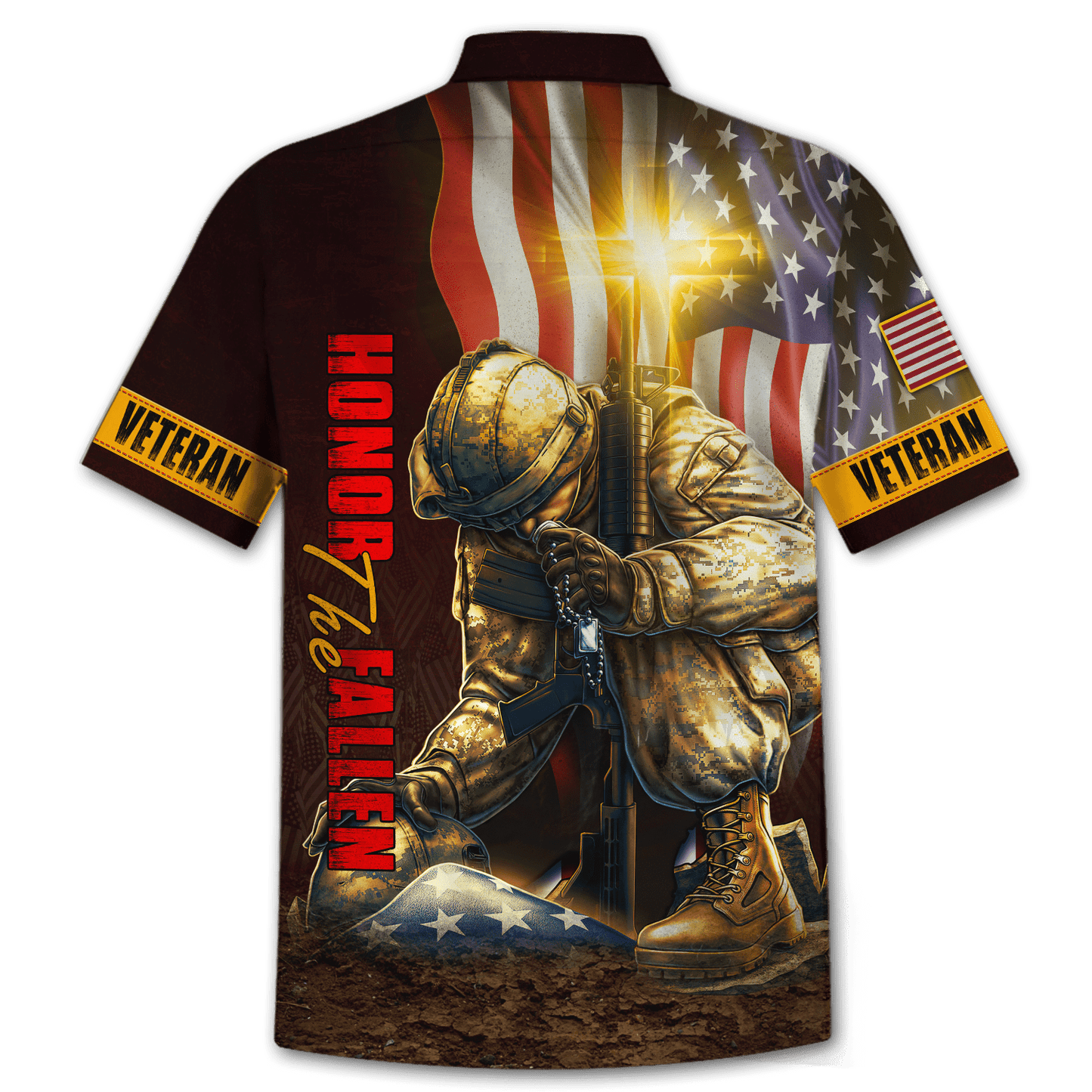 US Veteran - Eagle With American Flag Unisex Shirts