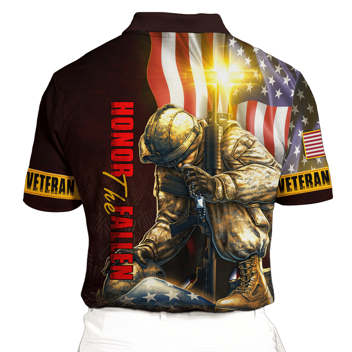 US Veteran - Eagle With American Flag Unisex Shirts