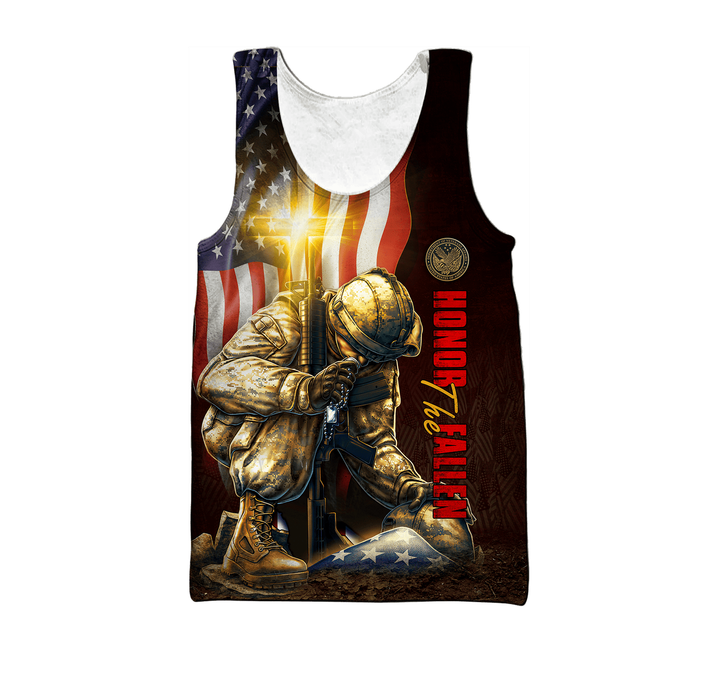 US Veteran - Eagle With American Flag Unisex Shirts