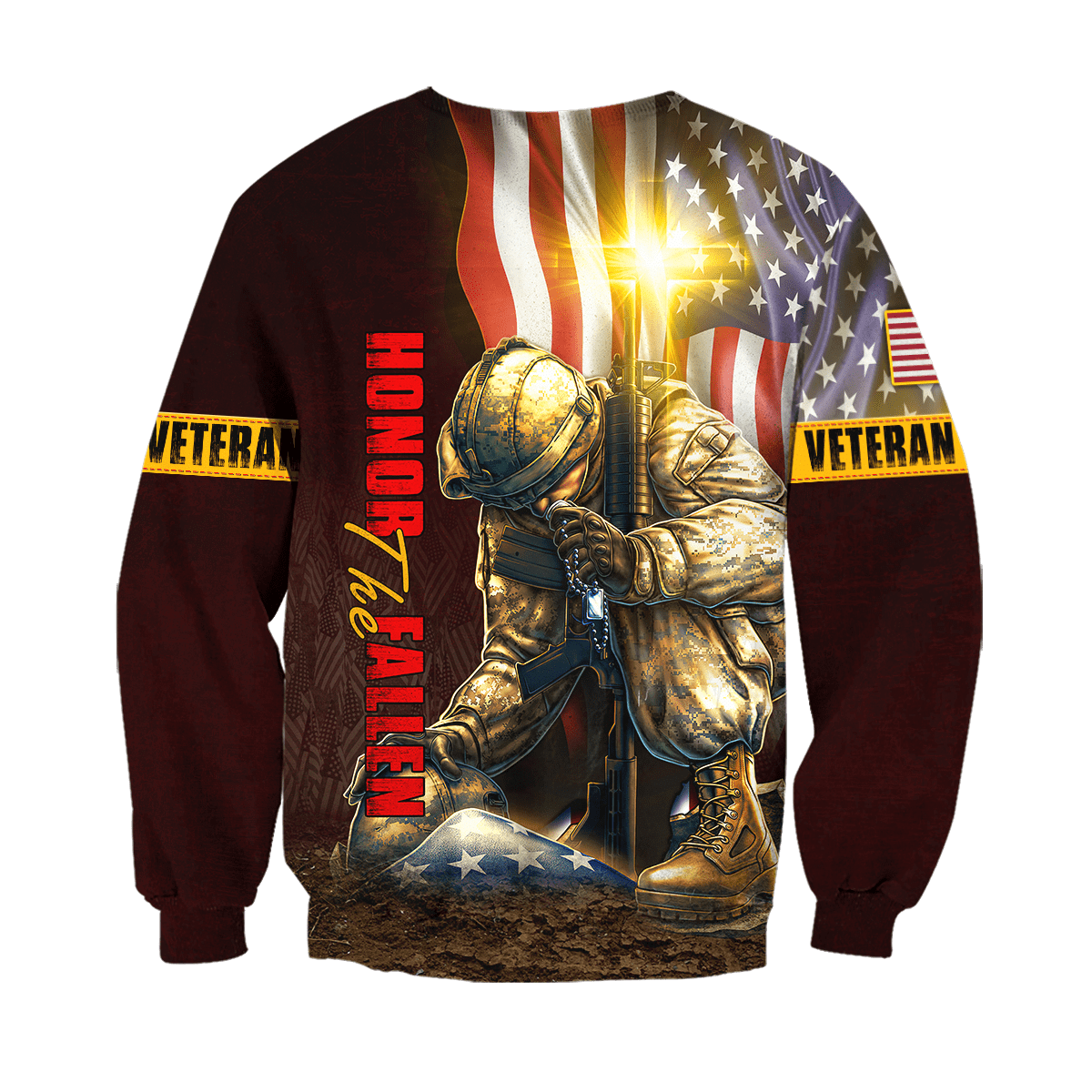 US Veteran - Eagle With American Flag Unisex Shirts
