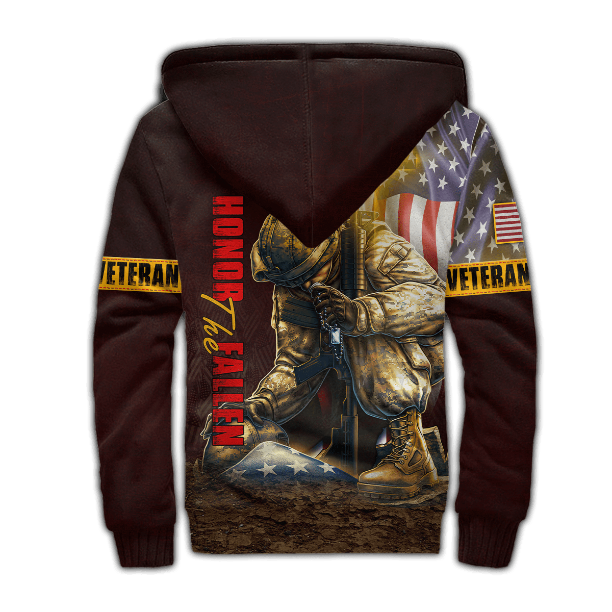 US Veteran - Eagle With American Flag Unisex Shirts