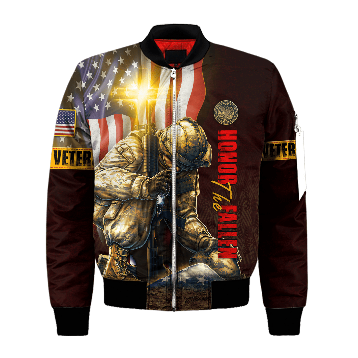 US Veteran - Eagle With American Flag Unisex Shirts