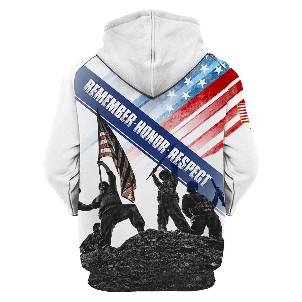 US Veteran - Eagle With American Flag Unisex Shirts