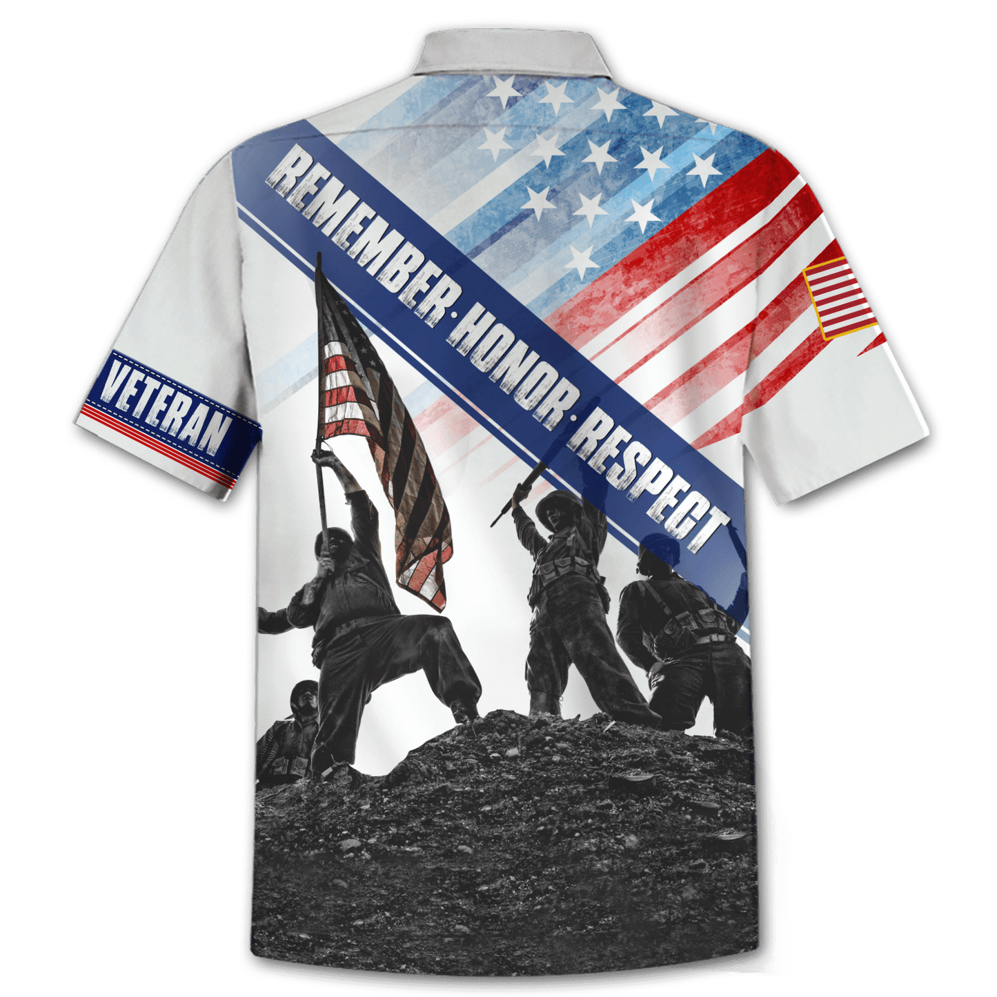 US Veteran - Eagle With American Flag Unisex Shirts