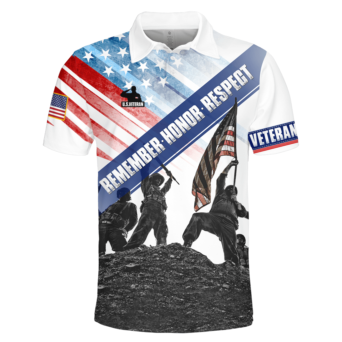US Veteran - Eagle With American Flag Unisex Shirts