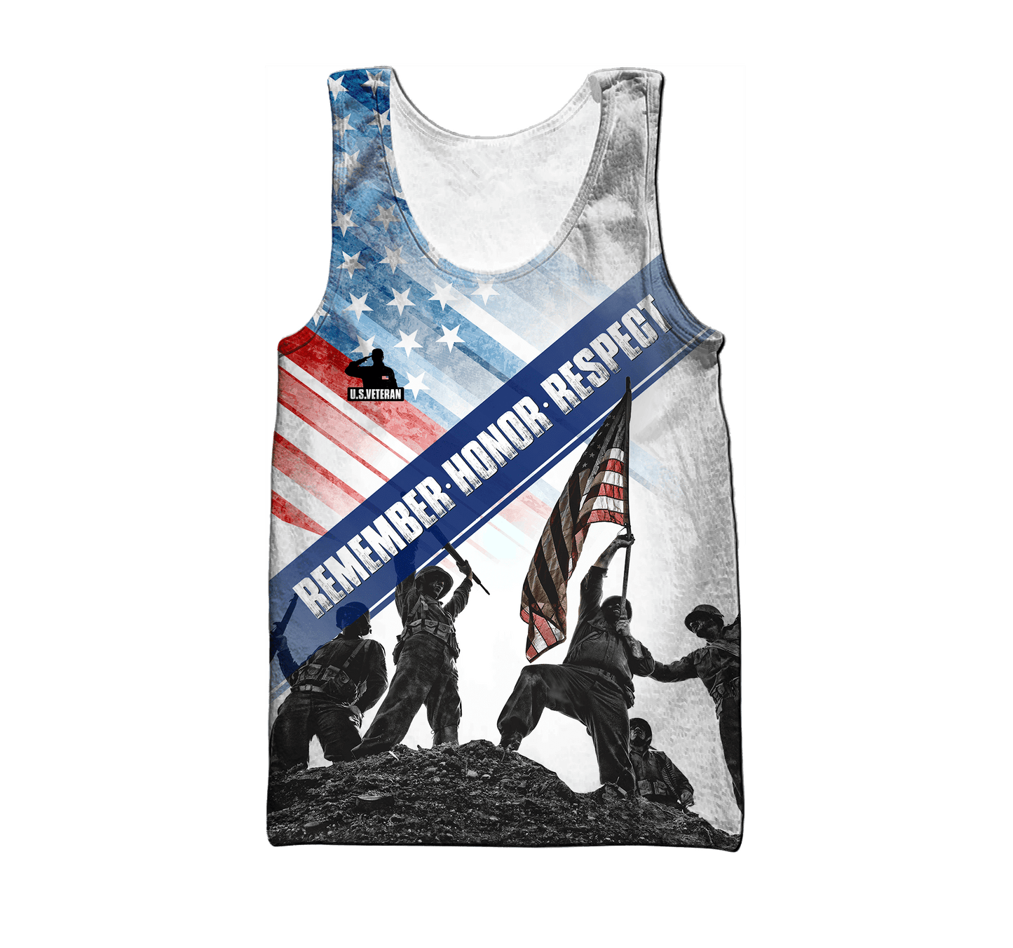 US Veteran - Eagle With American Flag Unisex Shirts