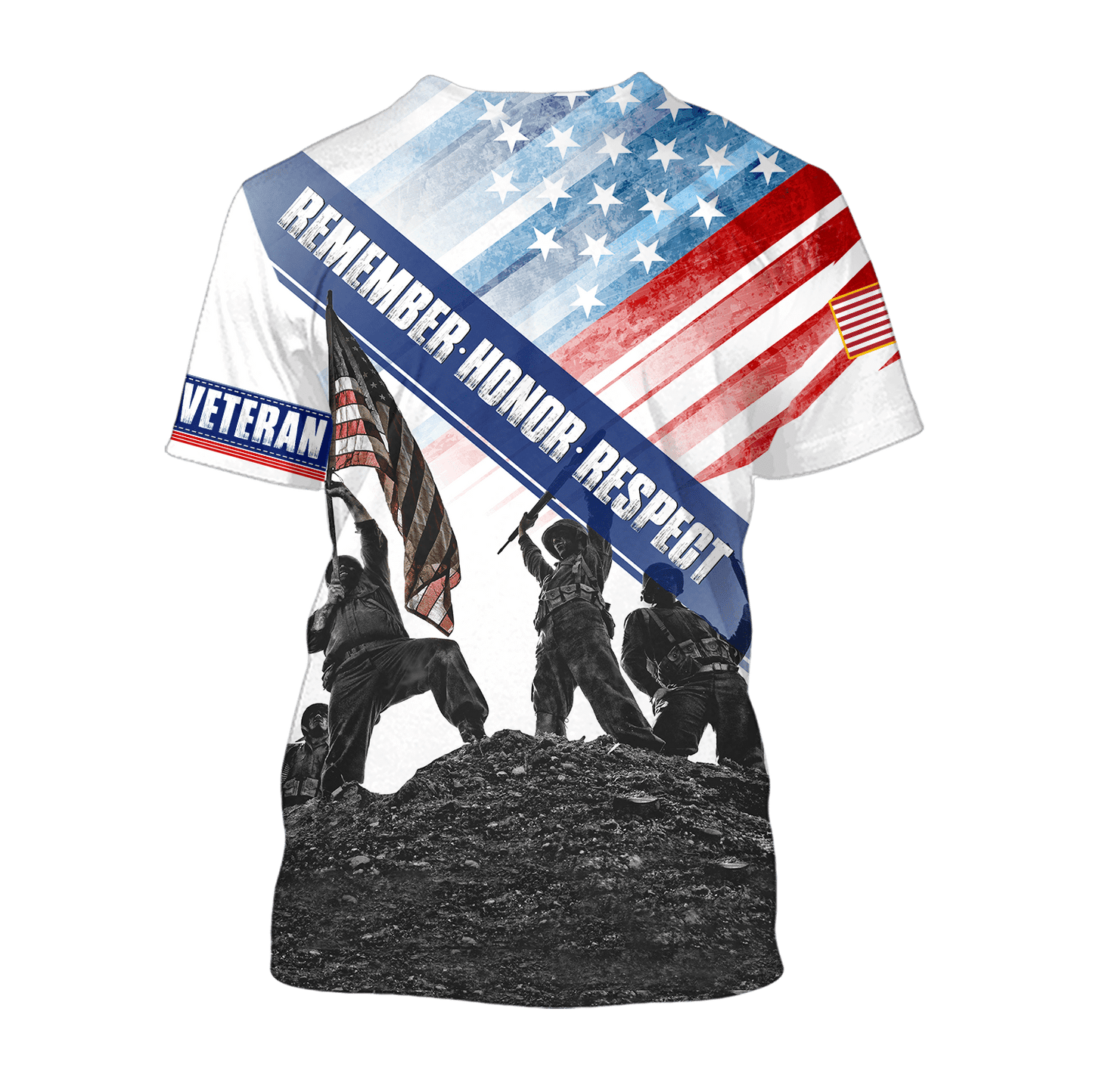 US Veteran - Eagle With American Flag Unisex Shirts