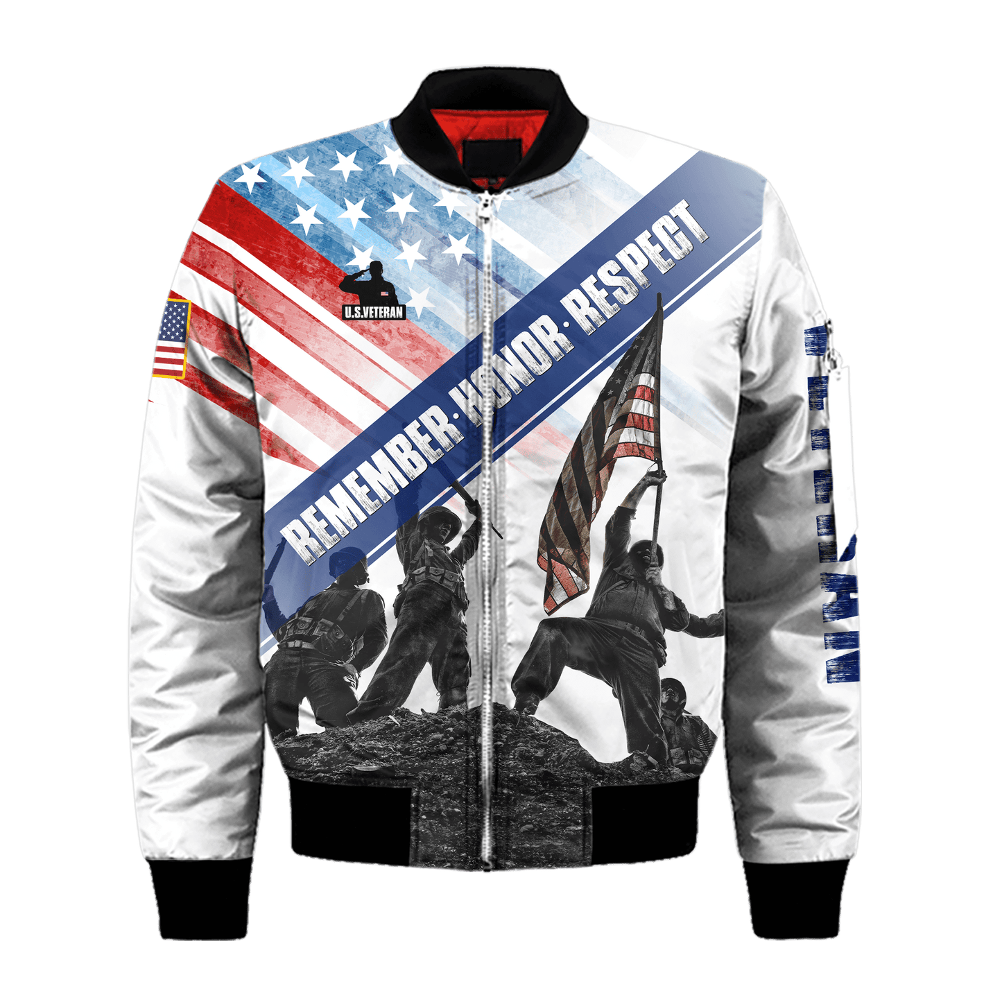 US Veteran - Eagle With American Flag Unisex Shirts