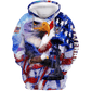 US Veteran - Eagle With American Flag Unisex Shirts