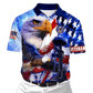 US Veteran - Eagle With American Flag Unisex Shirts