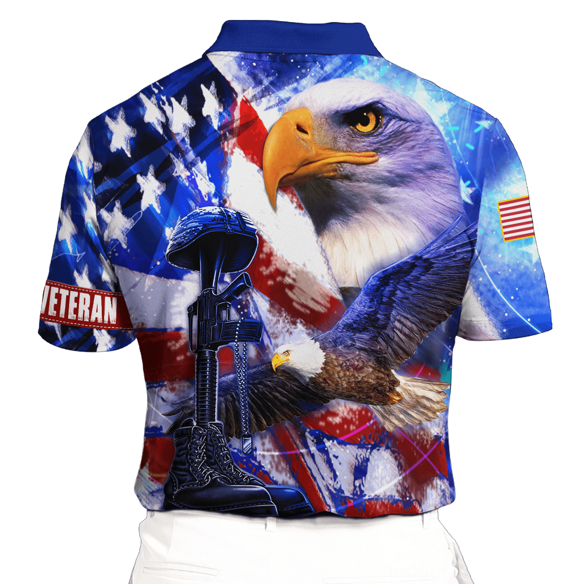 US Veteran - Eagle With American Flag Unisex Shirts