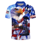 US Veteran - Eagle With American Flag Unisex Shirts