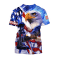 US Veteran - Eagle With American Flag Unisex Shirts