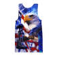 US Veteran - Eagle With American Flag Unisex Shirts