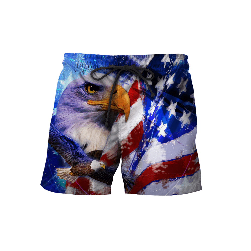 US Veteran - Eagle With American Flag Unisex Shirts