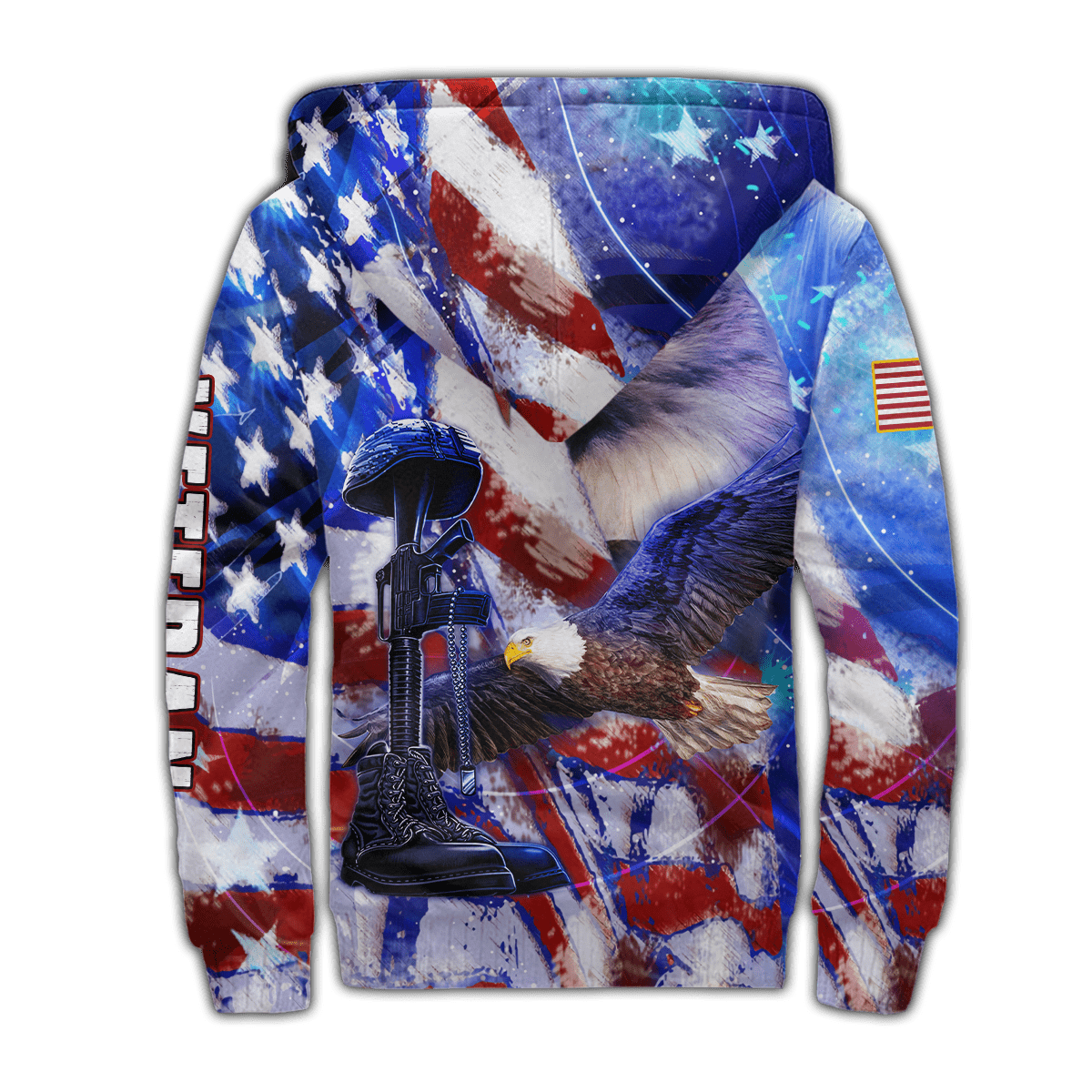 US Veteran - Eagle With American Flag Unisex Shirts