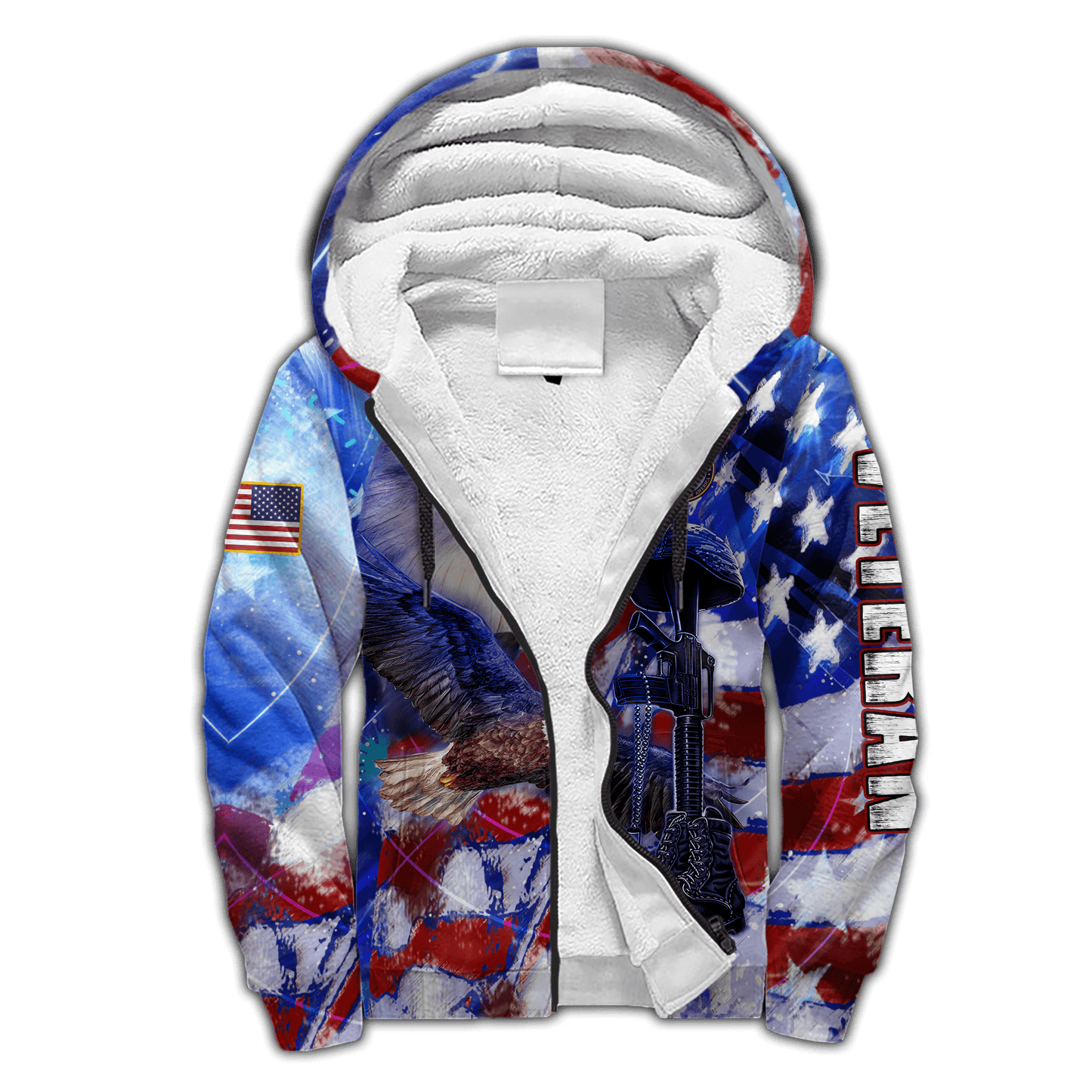 US Veteran - Eagle With American Flag Unisex Shirts
