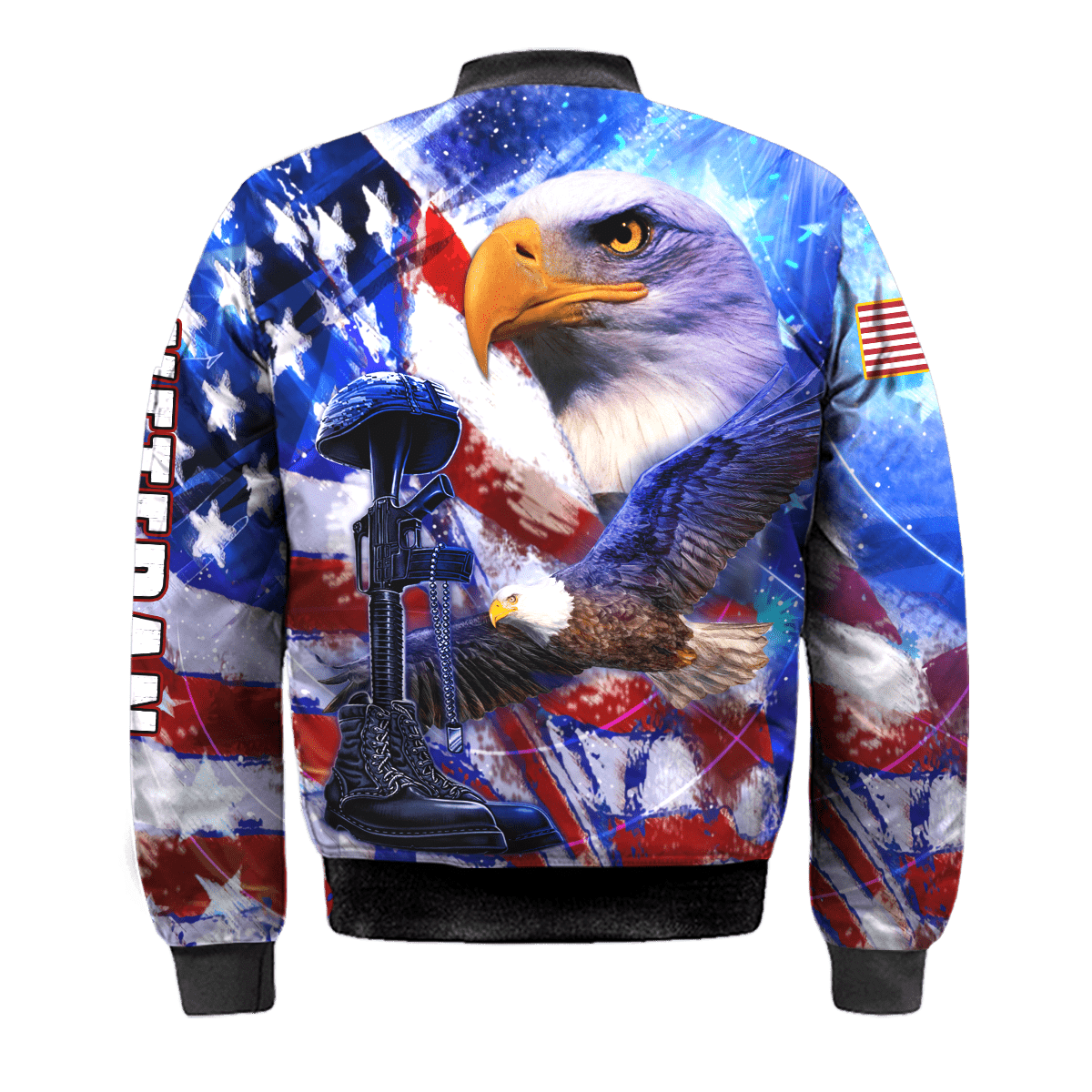 US Veteran - Eagle With American Flag Unisex Shirts