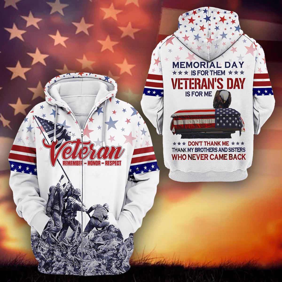 Remember - Honor - Respect - Veterans Day