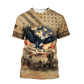 US Veteran - Eagle With American Flag Unisex Shirts