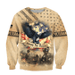 US Veteran - Eagle With American Flag Unisex Shirts