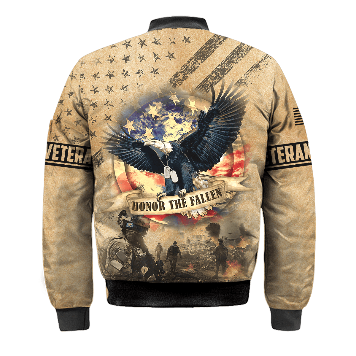 US Veteran - Eagle With American Flag Unisex Shirts