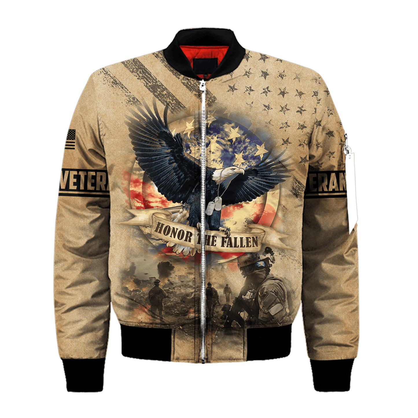 US Veteran - Eagle With American Flag Unisex Shirts