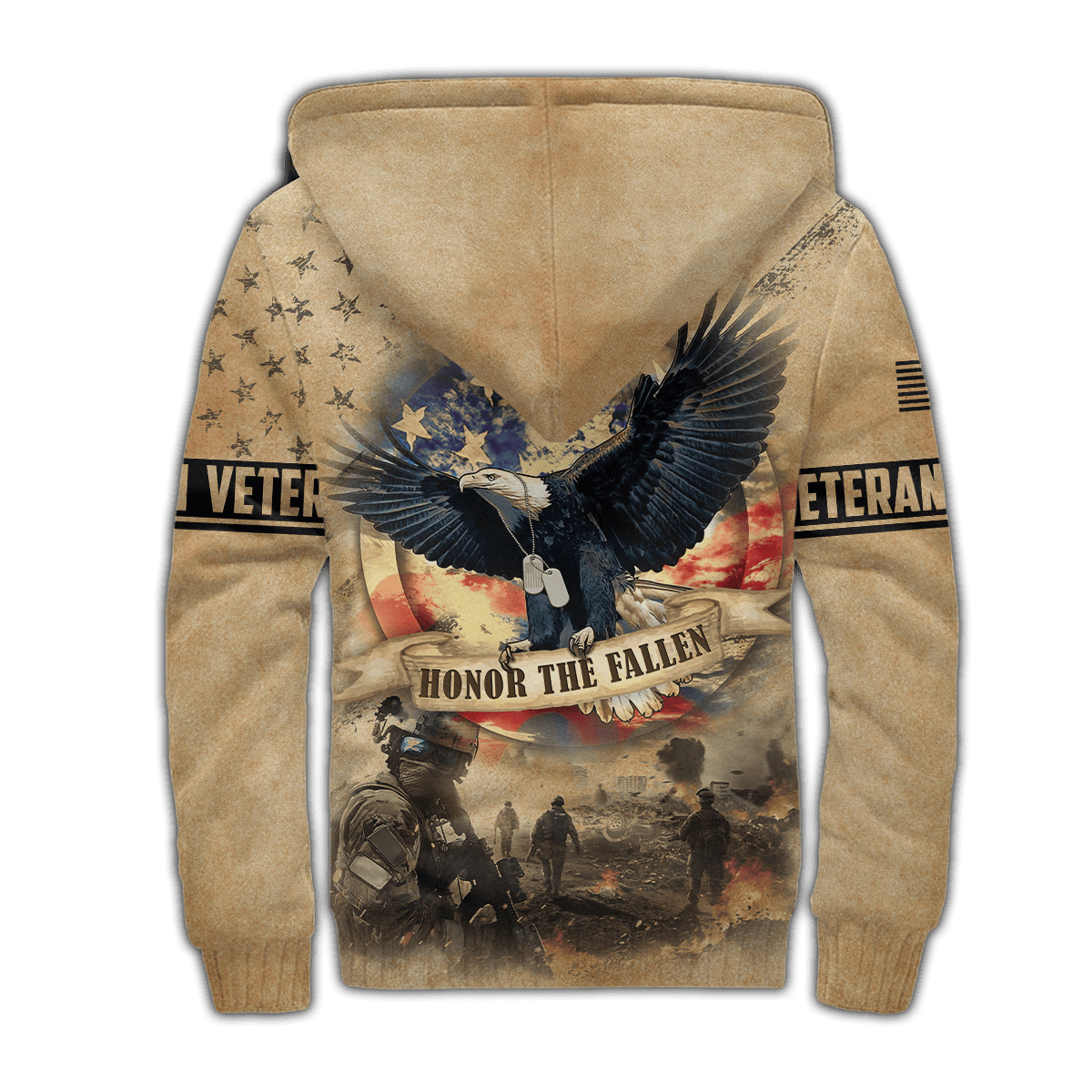 US Veteran - Eagle With American Flag Unisex Shirts