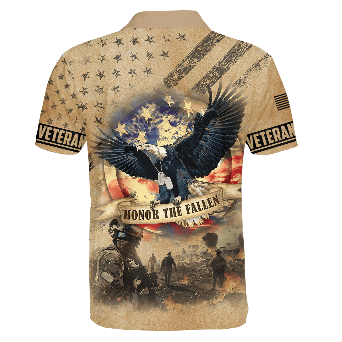 US Veteran - Eagle With American Flag Unisex Shirts