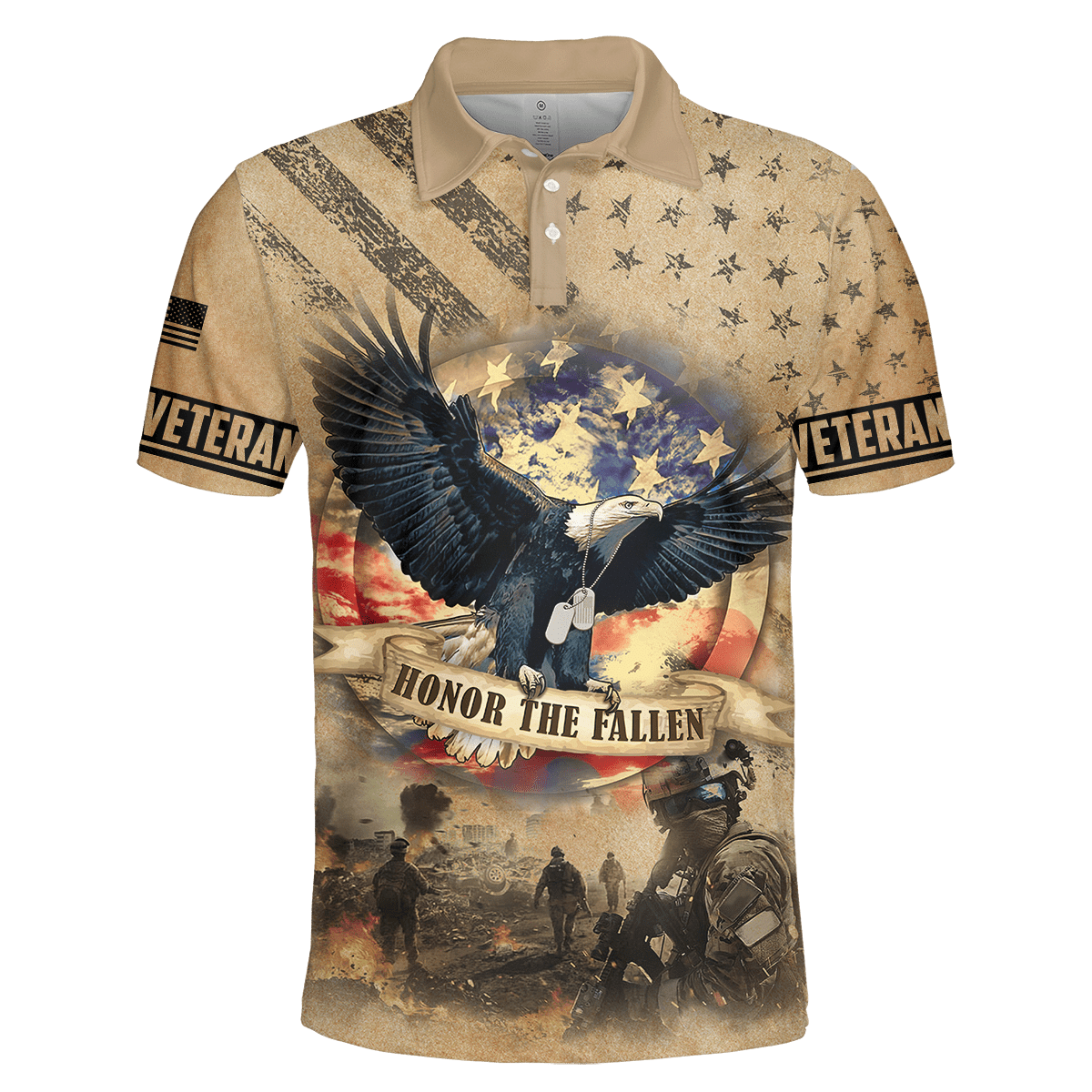 US Veteran - Eagle With American Flag Unisex Shirts