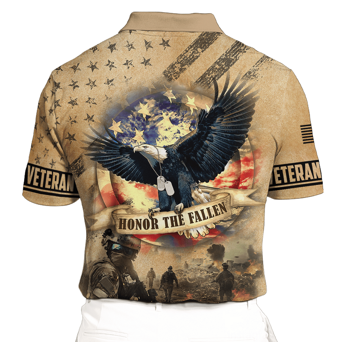 US Veteran - Eagle With American Flag Unisex Shirts