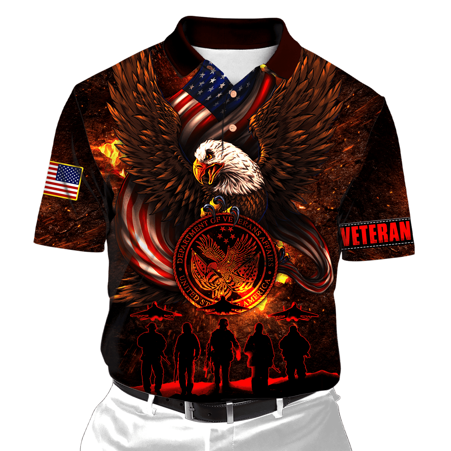 US Veteran - Eagle & The Soldier Unisex Shirts