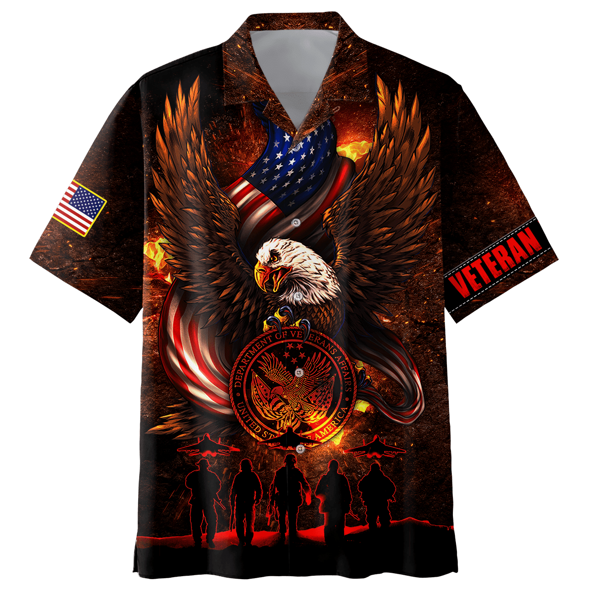 US Veteran - Eagle & The Soldier Unisex Shirts