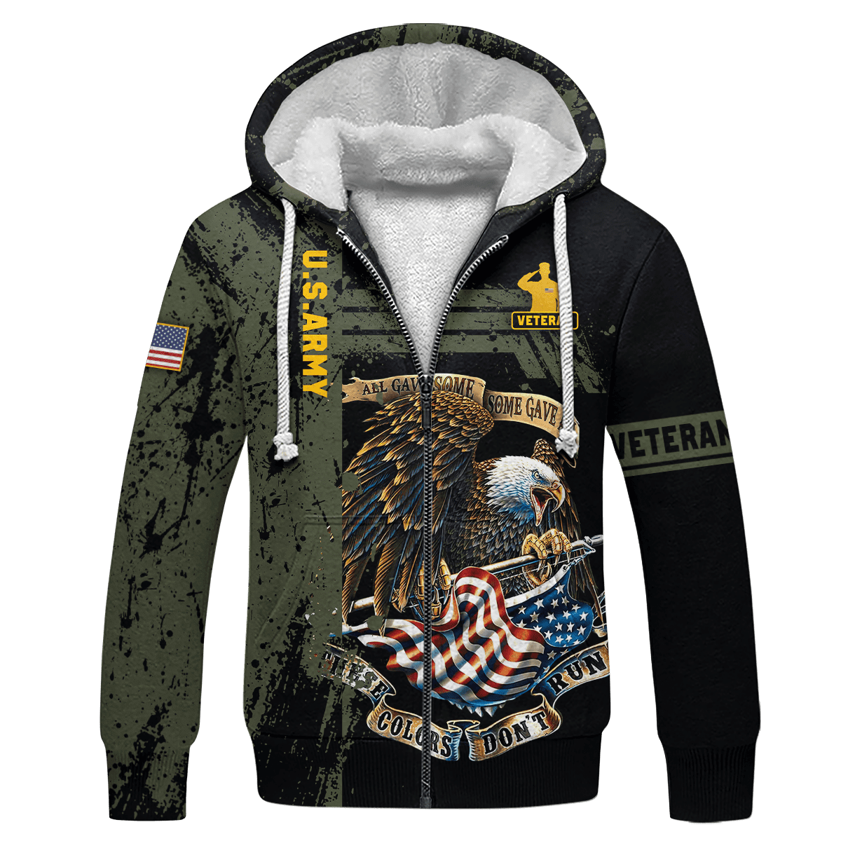 US Army - All Gave Some Some Gave All Zip Hoodie