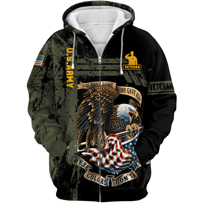 US Army - All Gave Some Some Gave All Zip Hoodie