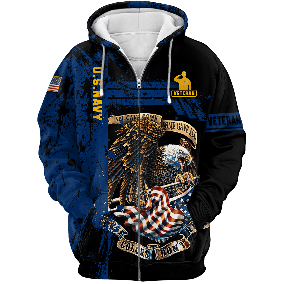 US Navy - All Gave Some Some Gave All Zip Hoodie