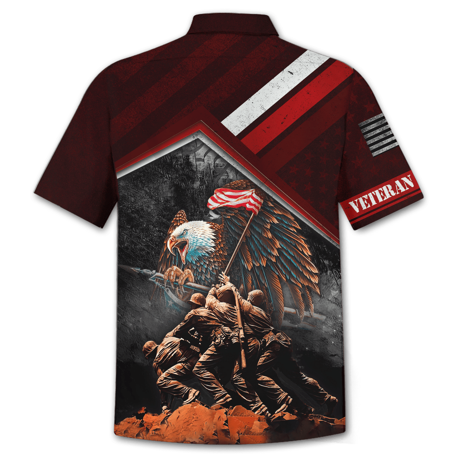 US Veteran - Raising The Flag On Iwo Jima Unisex Shirts