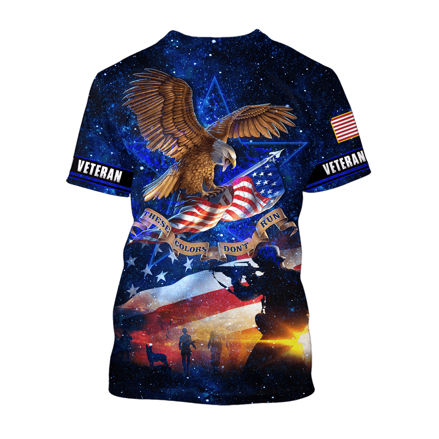 US Veteran - These Color Don't Run Unisex Shirts