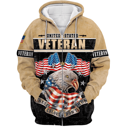 US Veteran - These Color Don't Run Unisex Shirts