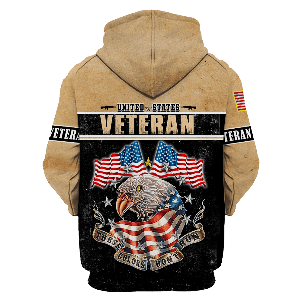 US Veteran - These Color Don't Run Unisex Shirts
