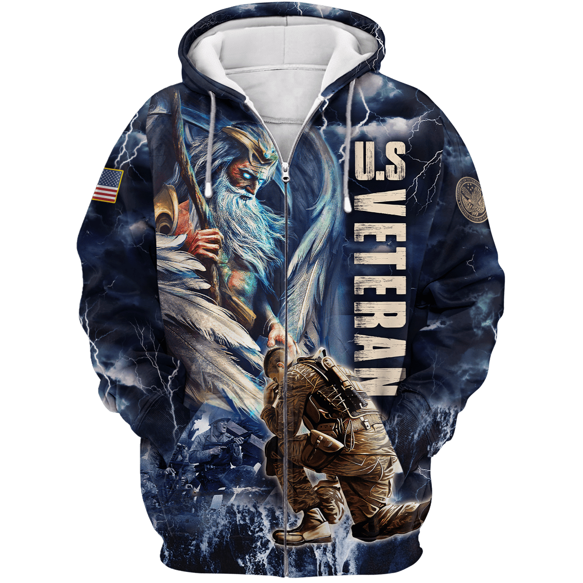 US Veteran - Zeus & The Soldier Unisex Shirts