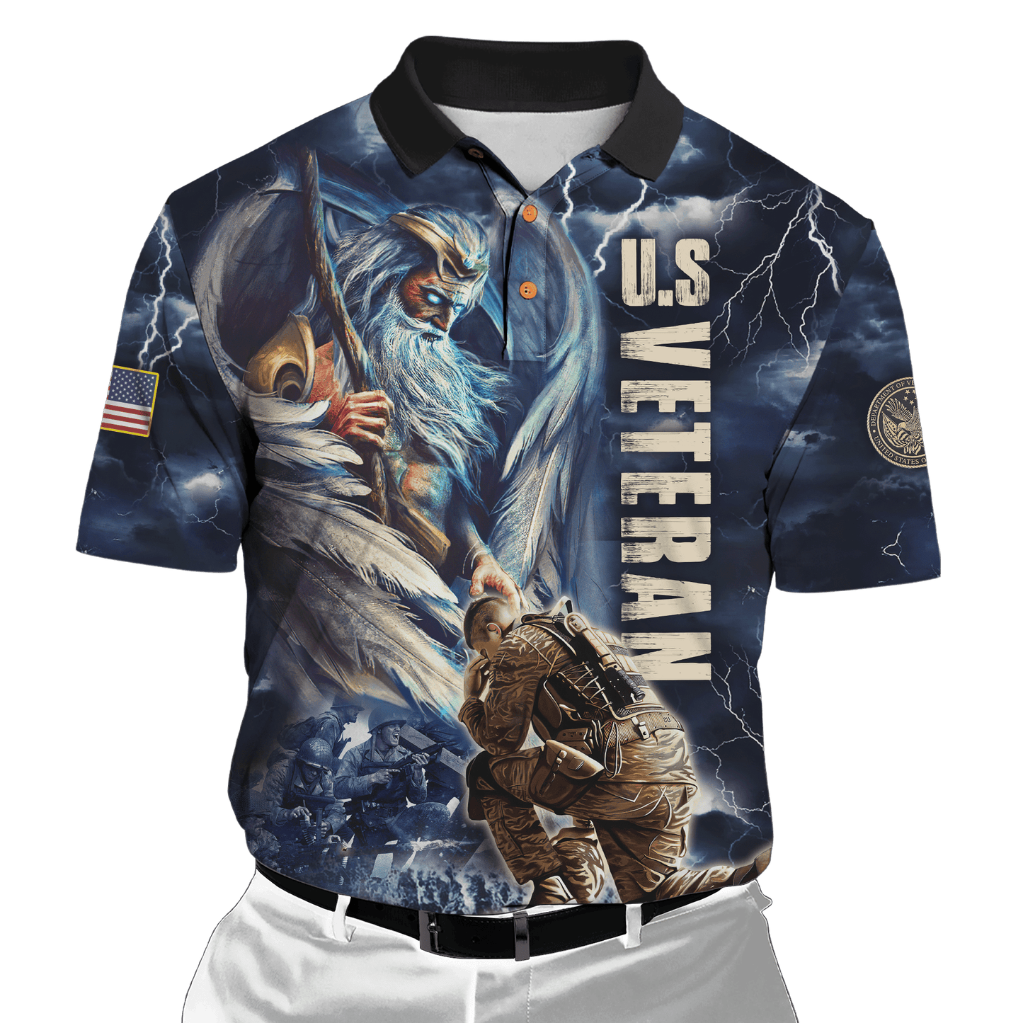 US Veteran - Zeus & The Soldier Unisex Shirts