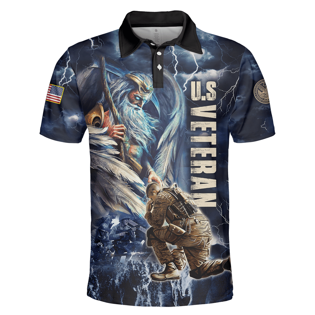 US Veteran - Zeus & The Soldier Unisex Shirts