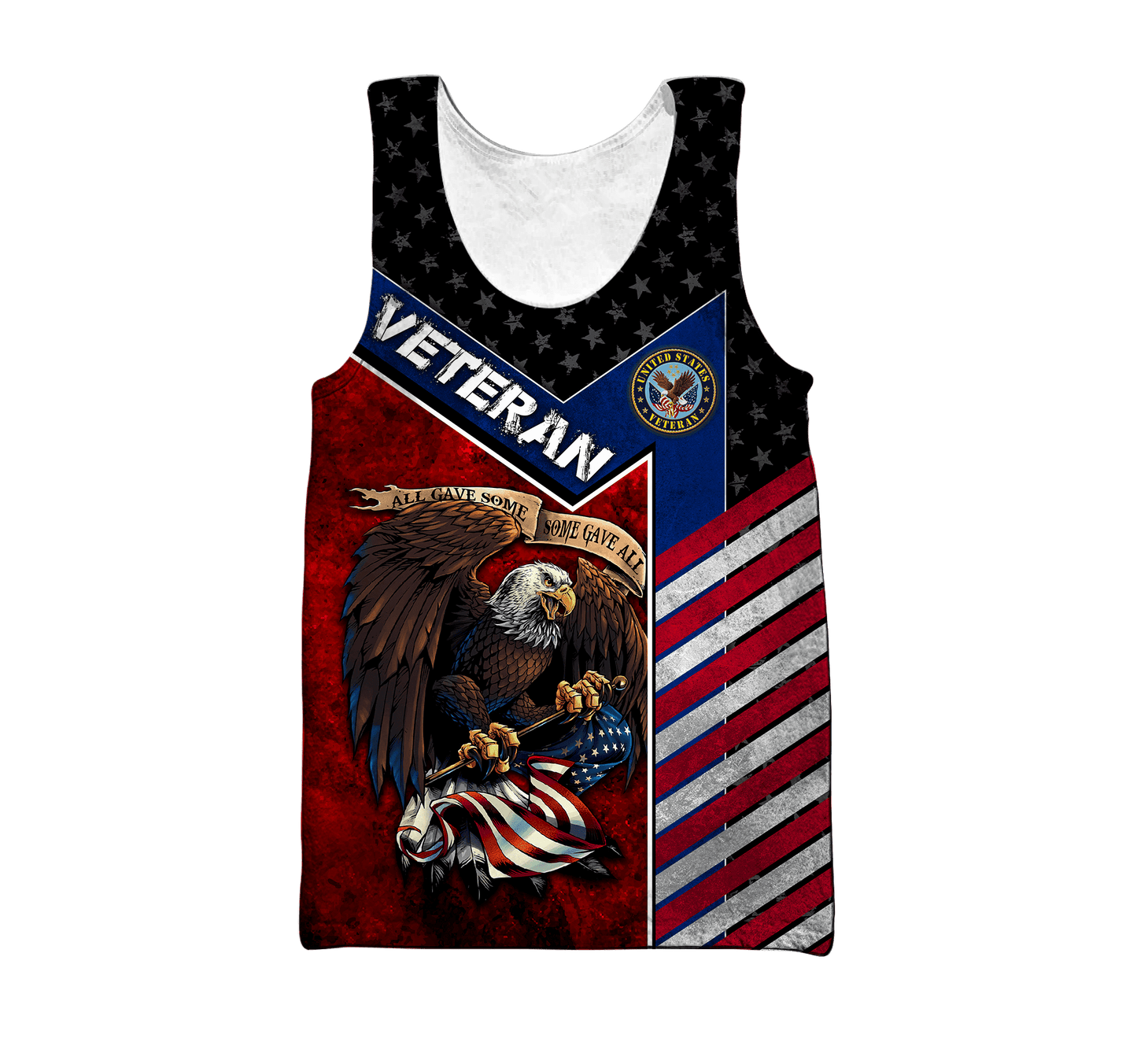US Veteran - Eagle With American Flag Unisex Shirts